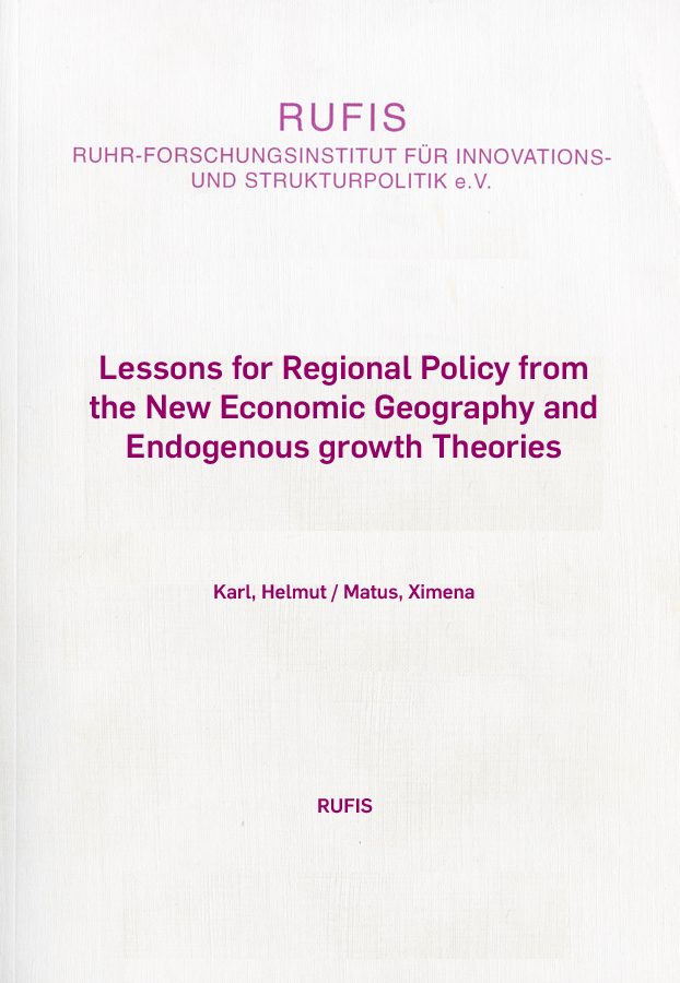 Lessons for Regional Policy from the New Economic Geography and Endogenous growth Theories