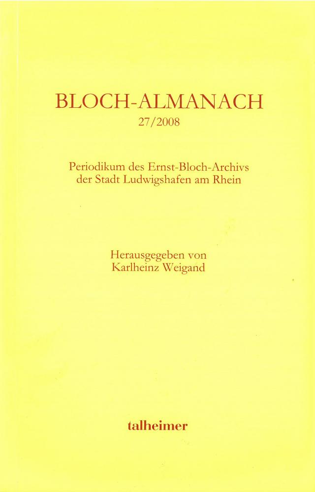 Bloch-Almanach 27/2008