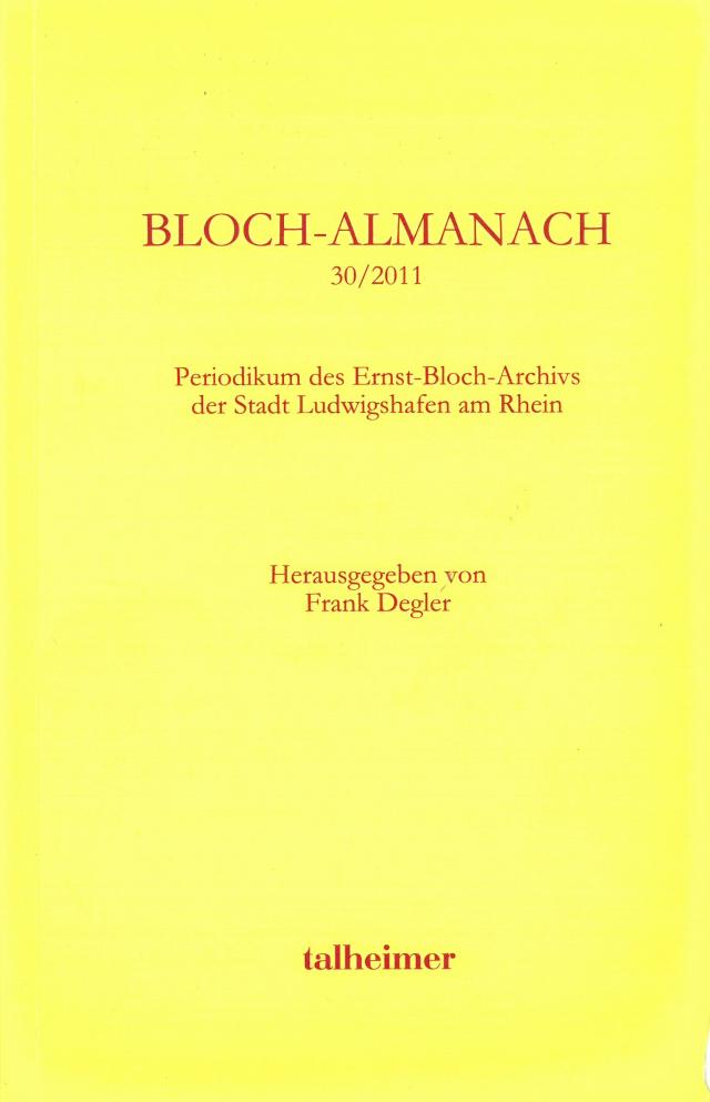 Bloch-Almanach 30/2011