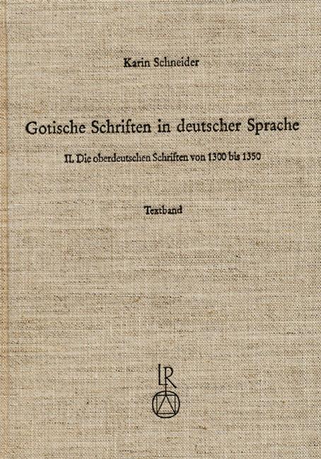 Gotische Schriften in deutscher Sprache
