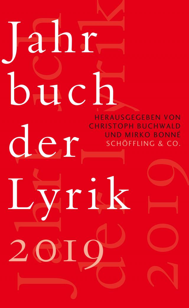 Jahrbuch der Lyrik 2019