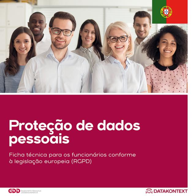 GDD,Mitarbeiterinformation Datenschutz (portug. Ausgabe)