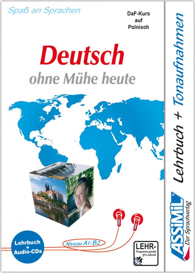 ASSiMiL Język Niemiecki łatwo i przyjemnie - Deutschkurs in polnischer Sprache - Audio-Sprachkurs - Niveau A1-B2