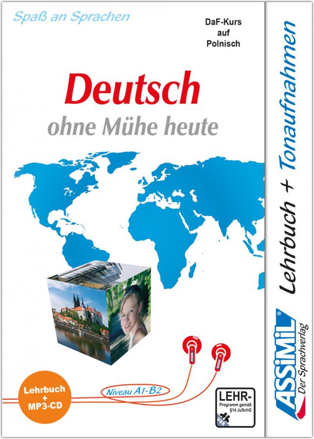 ASSiMiL Język Niemiecki łatwo i przyjemnie - Deutschkurs in polnischer Sprache - MP3-Sprachkurs - Niveau A1-B2