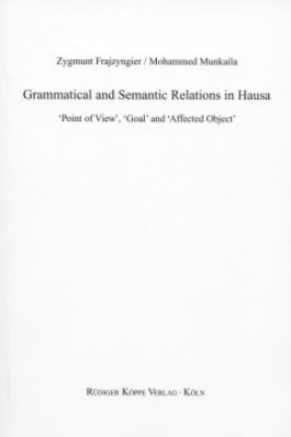 Grammatical and Semantic Relations in Hausa