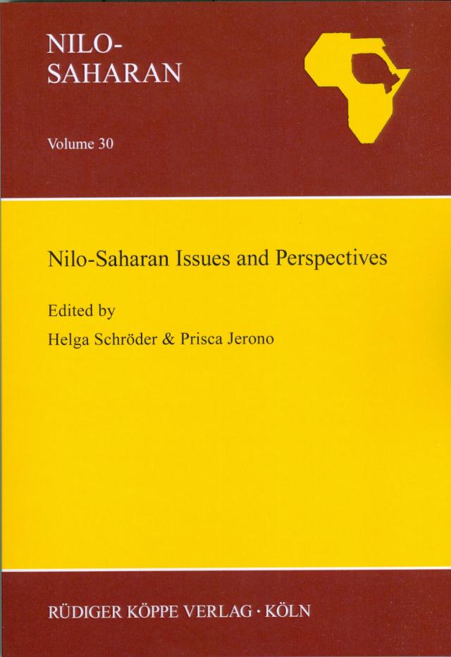 Nilo-Saharan Issues and Perspectives
