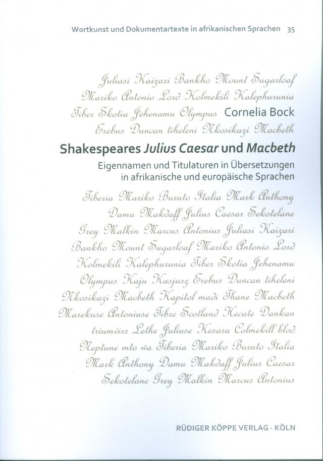 Shakespeares Julius Caesar und Macbeth