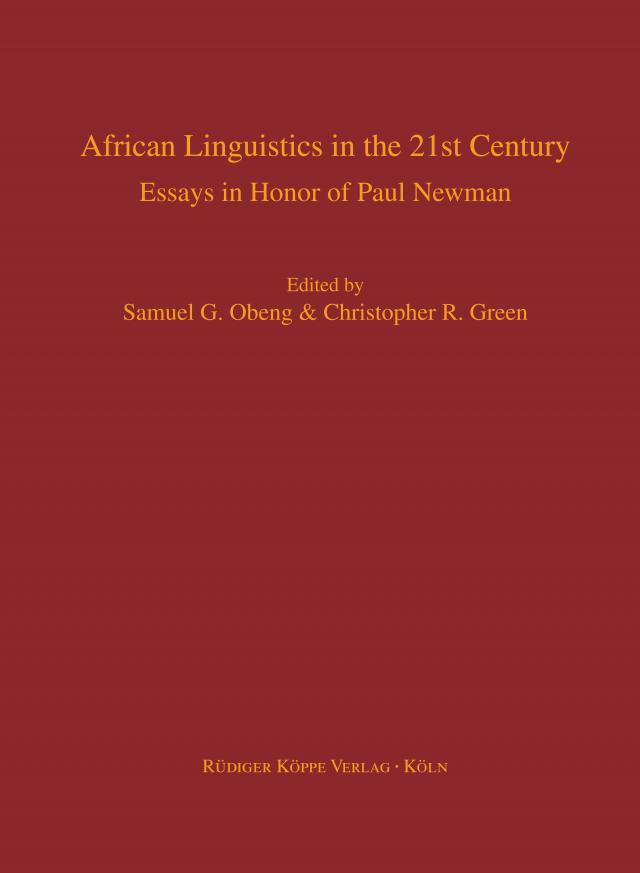 African Linguistics in the 21st Century