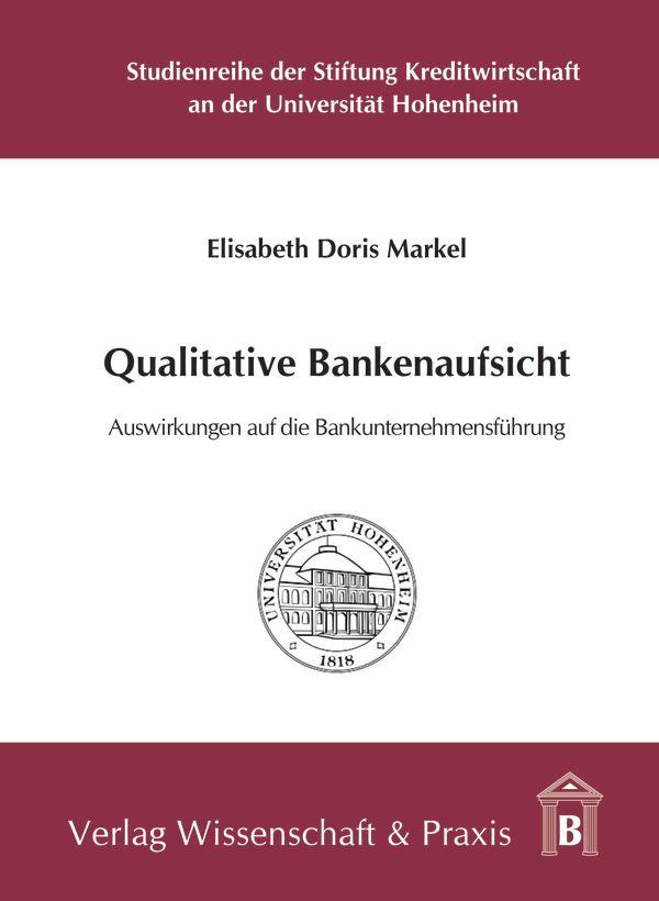 Qualitative Bankenaufsicht.