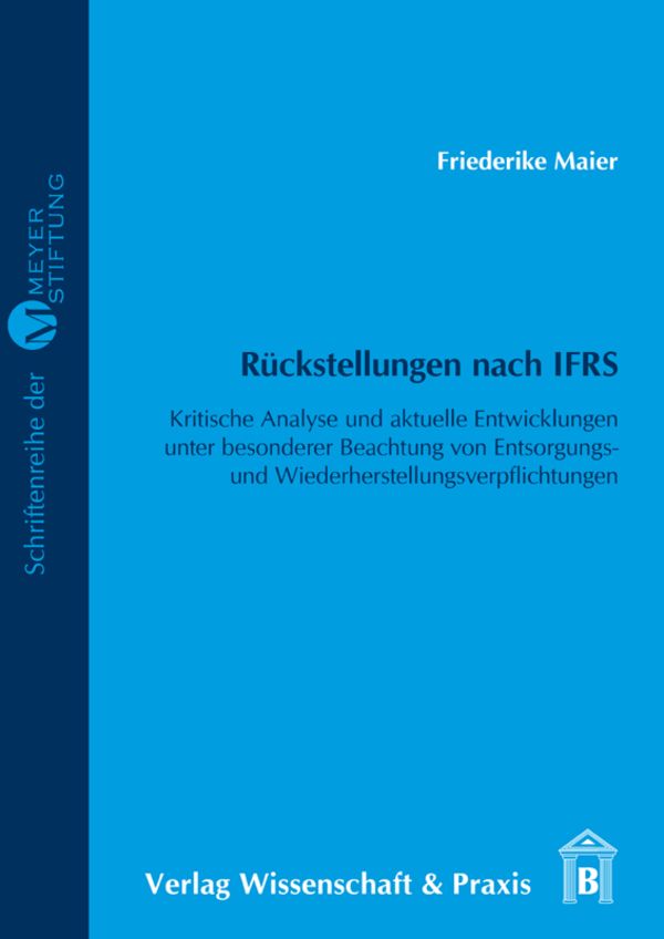 Rückstellungen nach IFRS.