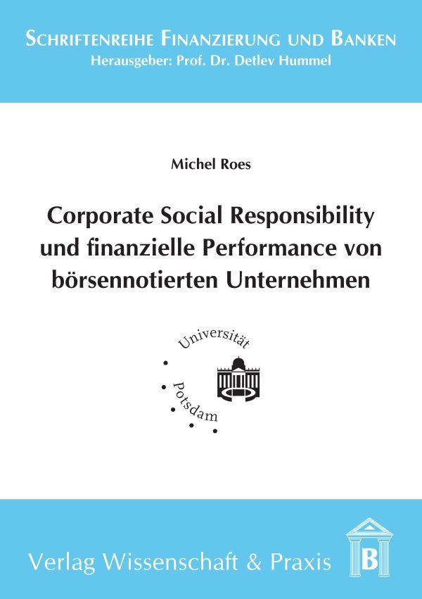 Corporate Social Responsibility und finanzielle Performance von börsennotierten Unternehmen.