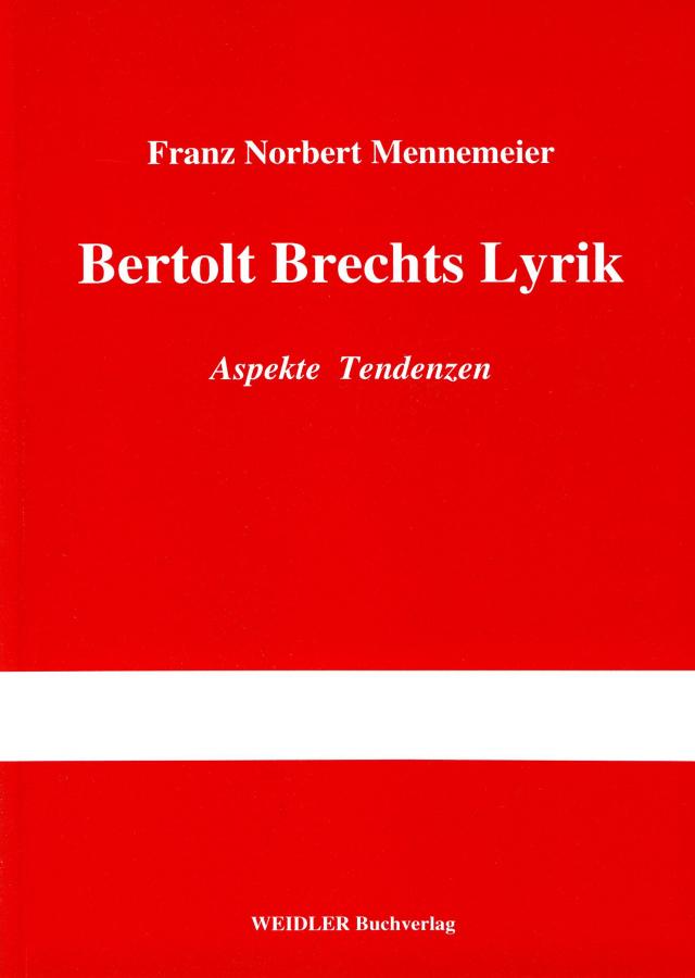 Bertolt Brechts Lyrik