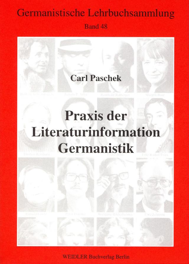 Praxis der Literaturinformation Germanistik