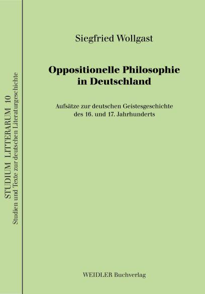 Oppositionelle Philosophie in Deutschland