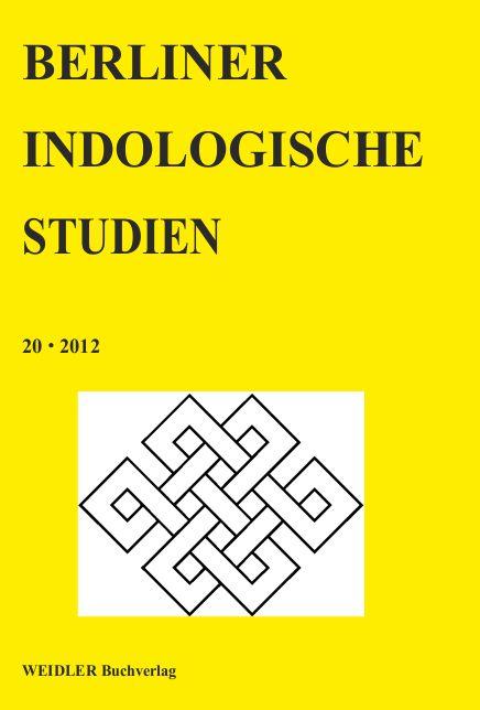 Berliner Indologische Studien, Band 20