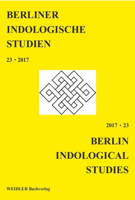 Berliner Indologische Studien, Band 23