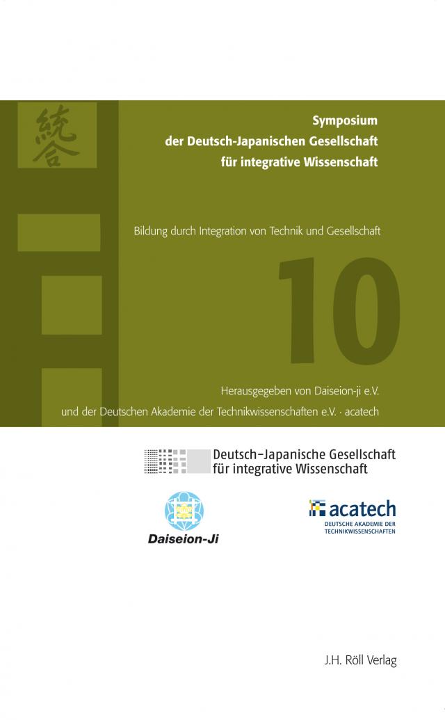 10. Symposium der Deutsch-Japanischen Gesellschaft für integrative Wissenschaft