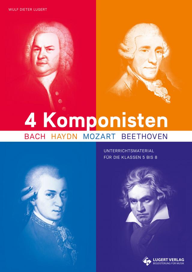 4 Komponisten, Heft inkl. 2 CD's