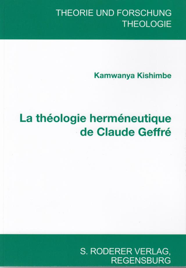 La théologie herméneutique de Claude Geffré