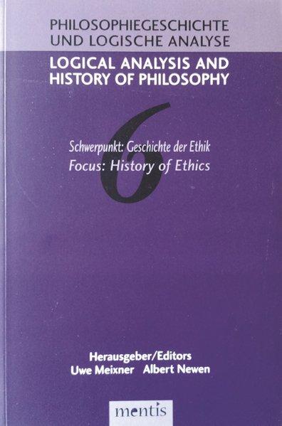 Schwerpunkt: Geschichte der Ethik / History of Ethics