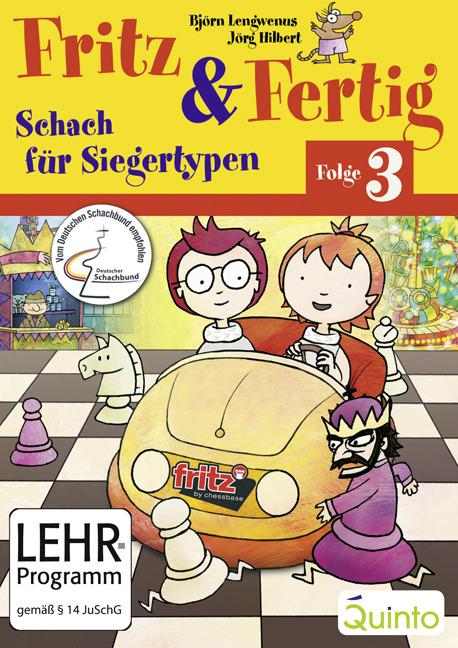 Fritz & Fertig Folge 3 - Schach für Siegertypen. Folge.3, 1 CD-ROM für PC