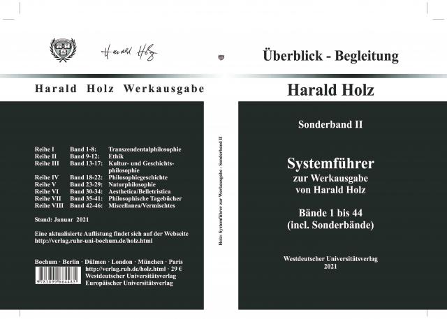Systemführer zur Werkausgabe von Harald Holz