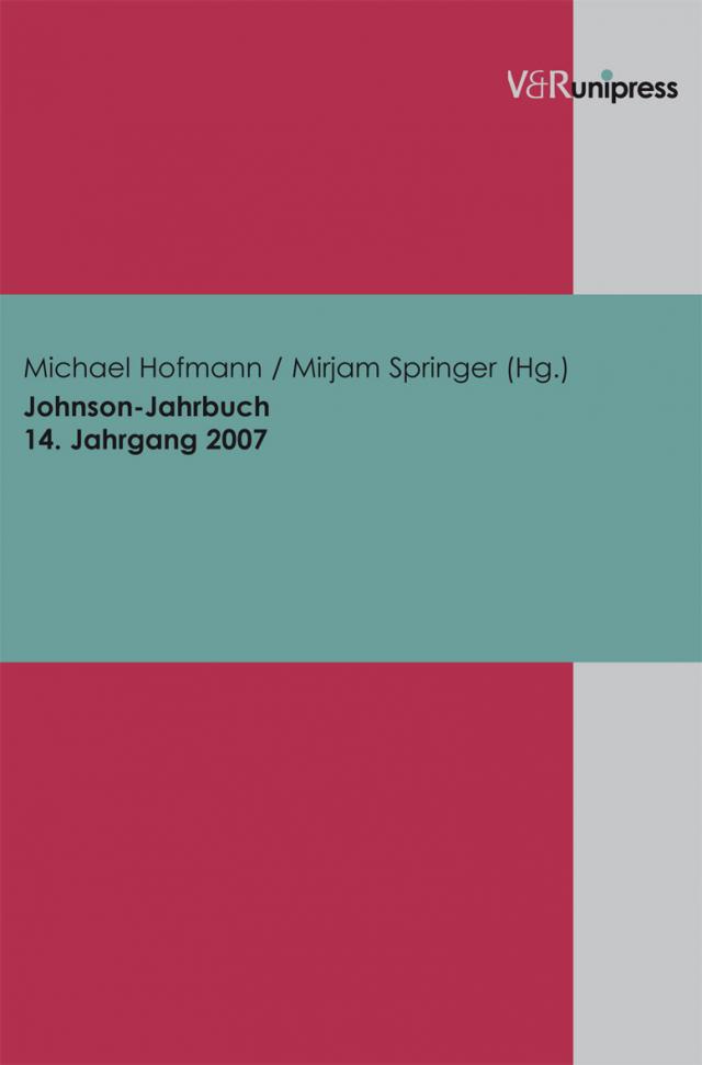 Johnson-Jahrbuch Bd. 14 / 2007