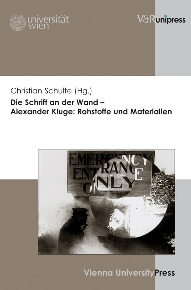 Die Schrift an der Wand – Alexander Kluge: Rohstoffe und Materialien