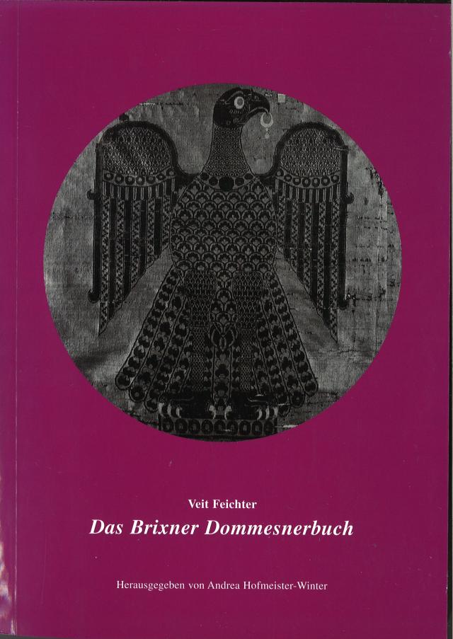 Die Schriften des Brixner Dommesners Veit Feichter (ca. 1510-1560)