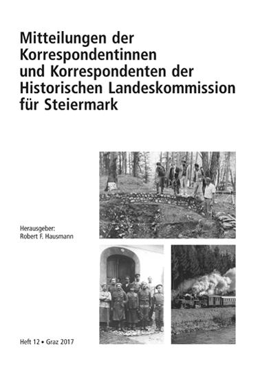 Mitteilungen der Korrespondentinnen und Korrespondenten der Historischen Landeskommission für Steiermark