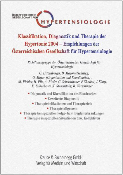 Klassifikation, Diagnostik und Therapie der Hypertonie 2004