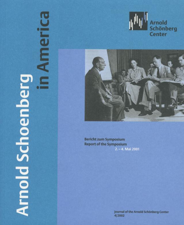 Arnold Schoenberg in America