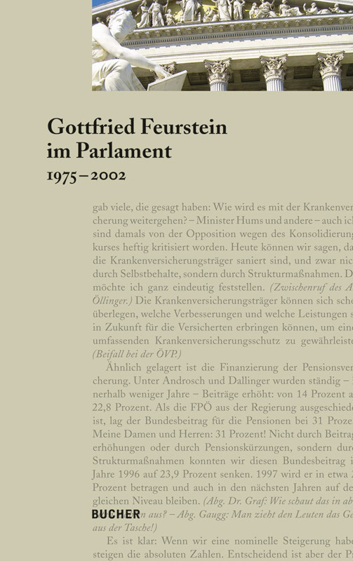 Gottfried Feurstein im Parlament