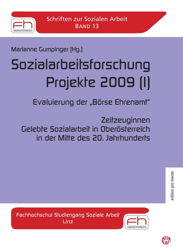 Sozialarbeitsforschung Projekte 2009 (I)