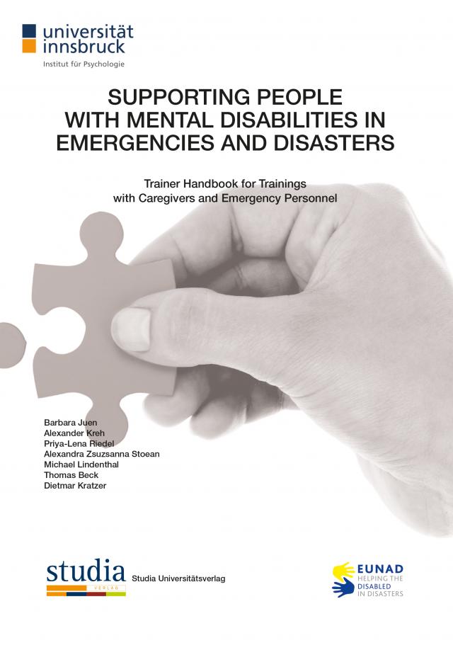 Supporting people with mental disabilities in emergencies and disasters