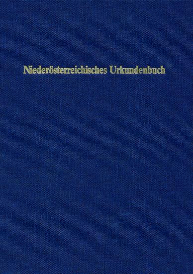 Niederösterreichisches Urkundenbuch