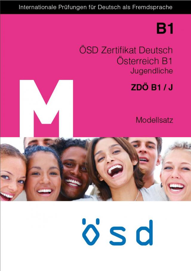 ÖSD Zertifikat Deutsch Österreich B1 Modellsatz Jugendliche