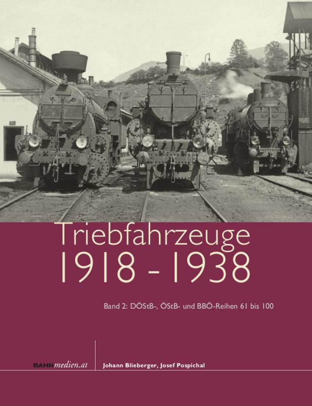 Triebfahrzeuge 1918 bis 1938, Band 2