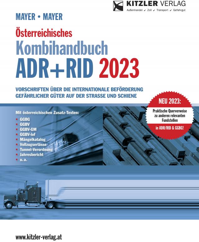 Österreichisches Kombihandbuch ADR+RID 2023 loseblatt