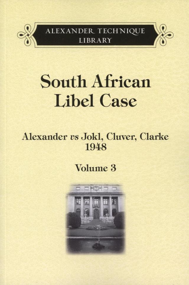 South African Libel Case vol. 3