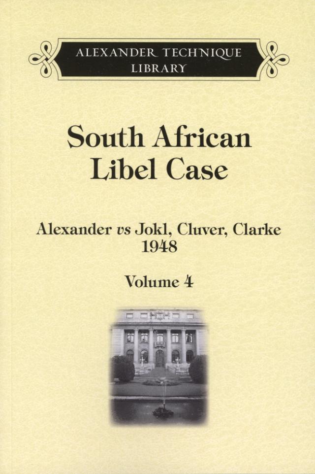 South African Libel Case vol. 4