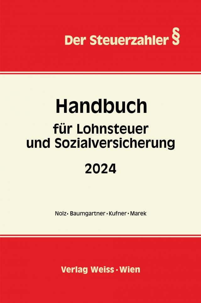 Handbuch für LOHNSTEUER und SOZIALVERSICHERUNG 2024