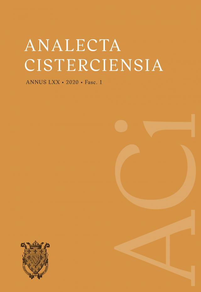 Analecta Cisterciensia 70 (2020) - Band 1/2 (Fasc. 1)