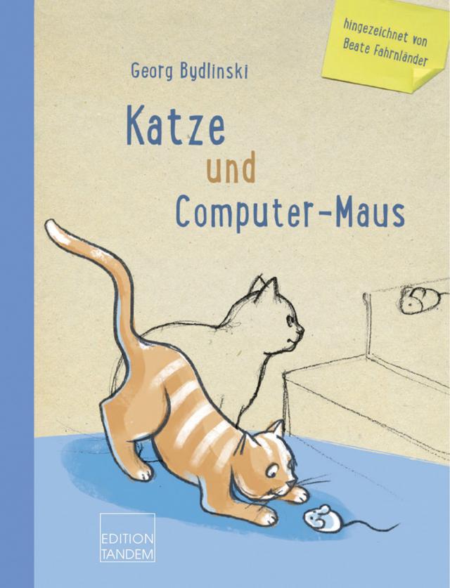 Katze und Computer-Maus