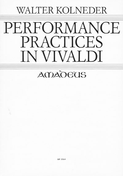 Performance Practices in Vivaldi