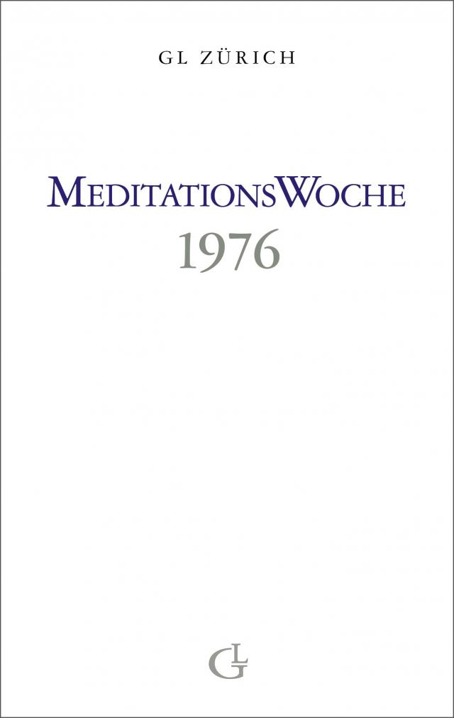 Meditationswoche 1976