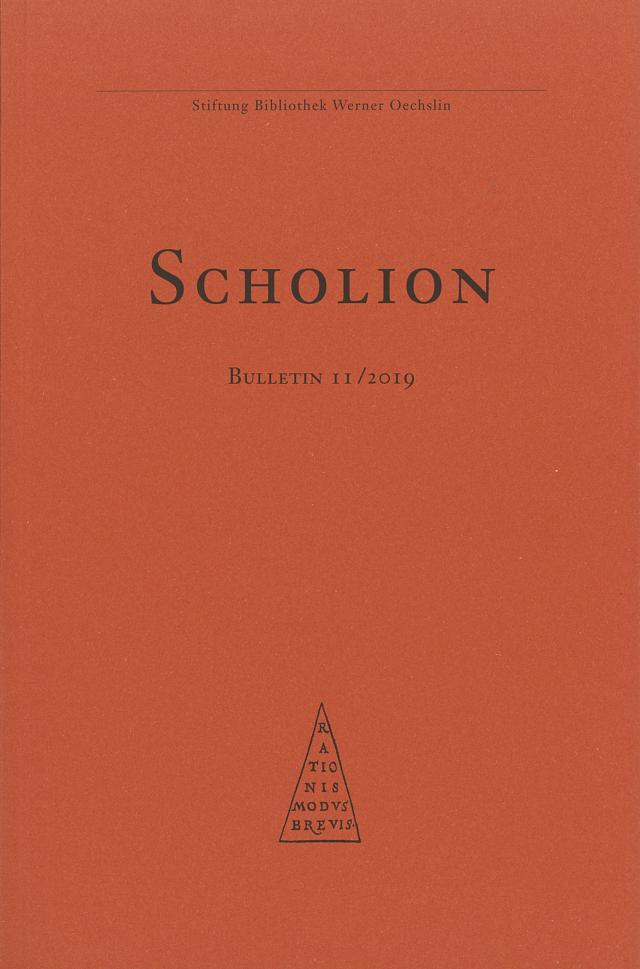 Scholion 11/2019