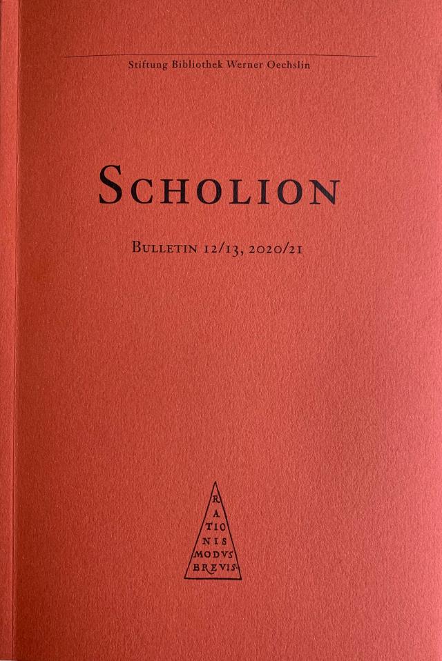 Scholion 12/13, 2020/21
