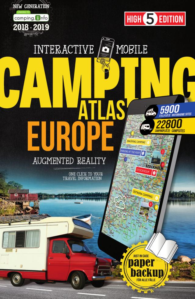 Interactive Mobile CAMPING ATLAS Europe