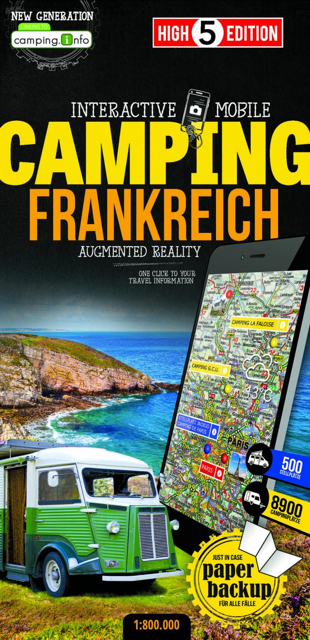 Interactive Mobile CAMPINGMAP Frankreich